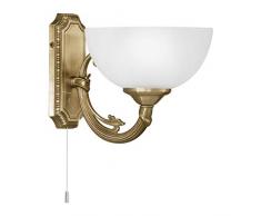 EGLO SAVOY Wandleuchte 1-flammig, Metallguss, E14, 40 W, brüniert