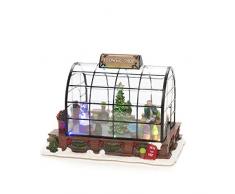 Konstsmide Lichterkette Blumenladen Deko/Batteriebetrieben 3xAAA (exkl.)/Weihnachtsszene, bunte Dioden