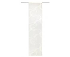 Deko Trends Schiebevorhang, Stoff, wollweiss-Weiss-Champagner, 245 x 60 x 0.1 cm