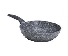 Aeternum Y0A2SP0280 Petravera Madame Pfanne, Wok, Aluminium, 28 cm, Grau