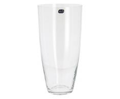 Bohemia Crystal Vase glatt, Glas, transparent, 15 x 15 x 30 cm