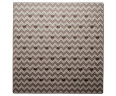 Sealskin Leisure Duscheinlage, Sicherheitseinlage für Dusche und Badewanne, Farbe: Grau, Größe: 53x53 cm