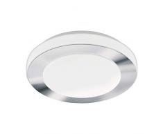 EGLO LED CARPI Wand- / Deckenleuchte, Stahl, 11 W, weiss, chrom