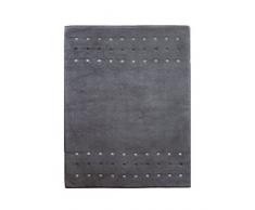 framsohn 46140/180 Badeteppich, Baumwolle, anthrazit, 75 x 100 cm