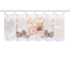 Home Fashion Laterne Cafehaus, Stoff, Natur, 45 x 120 x 0,1 cm