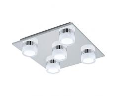 EGLO ROMENDO 1 Deckenleuchte, Stahl, 36 W, chrom