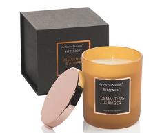 RITZENHOFF Aroma Naturals Selection Duftkerze, Osmanthus & Amber, mit Metalldeckel