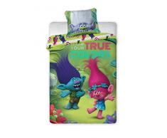 Unbekannt Faro 2 tlg Kinderbettwäsche Bettwäsche 140 x 200 + 70 x 90 Troll 053, Baumwolle