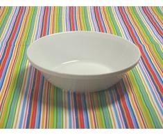 H+H Pengo 4367043 Wersal Salatschüssel, 21 cm, Porzellan, Weiß