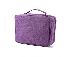 purifyou Classic Isolierte Lunchbox - Brotdose Lila Easy Wash, Glatter Reißverschluss - Tote Bag & Container, Cool Bag für Männer, Frauen, Erwachsene - kühltasche klein für die arbeit
