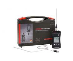 GHM Greisinger Bratenthermometer, Backthermometer, Grillthermometer, Gourmet-Thermometer-Set, Kunststoff, Schwarz, 12 x 5 x 4 cm