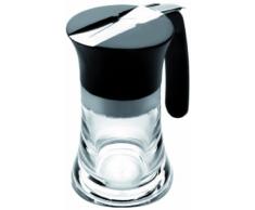 IBILI Honigspender Prisma, Edelstahl, schwarz/transparent/Silber, 10 x 7 x 12 cm