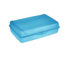 keeeper Frischhaltedose mit Klickverschluss, 30 x 20 x 8,5 cm, 3,75 l, Luca Maxi, Blau