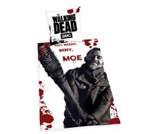 Herding Bettwäsche The Walking Dead, Kopfkissenbezug 80x80cm, Bettbezug 135x200cm, Renforcé, mit Qualitätsreißverschluss