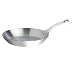 DE BUYER 1830 Affinity Serie 3724.32 Pfanne à 32 cm Edelstahl, grau, Diamètre 24 cm