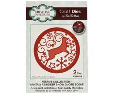 Sue Wilson Schneekugel mit Weihnachtsmotiv