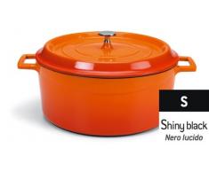 Pentole Agnelli SLOWCOOK Kasserolle 14 cm schwarz Hochglanz