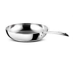 Lagostina 11115040128 Accademia Lagofusion Pfanne 28 cm, induktionsgeeignet, Edelstahl