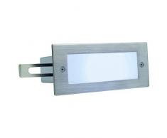 SLV BRICK Leuchte Outdoor-Lampe Edelstahl304/Kunststoff Silber Lampe auÃen, Aussen-Lampe