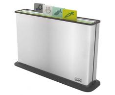 Joseph Joseph Index Schneidebrett aus Stahl, Stahl, 295mm x 200mm. 11,6 x 7,9 Zoll