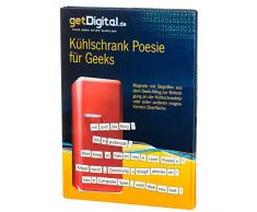 getDigital Geek Poesie Wortpuzzle Kühlschranknachrichten Flache Kühlschrankmagnete, Magnet, weiß, 15 x 20 x 1.5 cm