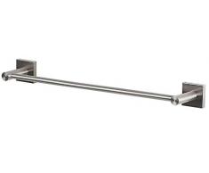 Spirella Handtuchstange Edelstahl Handtuchhalter Bad Handtuchständer Halter Badezimmer NYO - 40cm - zum Schrauben oder Kleben