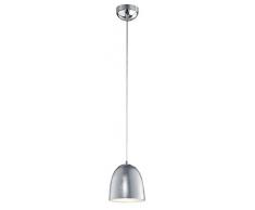 Trio Leuchten Pendelleuchte Ontario Glas, silberfarbig-foliert 305290189