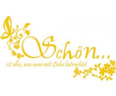 INDIGOS 4051719342628 Wandtattoo, Vinyl, gold, 60 x 10 x 10 cm