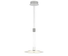 WOFI Pendelleuchte, 1-flammig, Serie Roma, 1 x LED, 21.6 W, Durchmesser 35 cm, Abhängung 150 cm, Kel