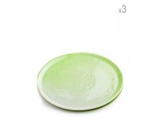 Tognana Pizzateller 3er Set grün cm. 33