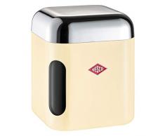 WESCO eckig Vorratsdose, Kunststoff, Mandel, 11 x 11 x 13 cm