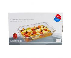 LOCK & LOCK Vetro di pentole - Barattolo in Forno a microonde Dose stampo Pirofila in vetro, Auflaufform 3000 ml