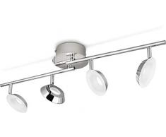 Philips MyLiving LED Spot Mackinaw, 4-flammig, chrom