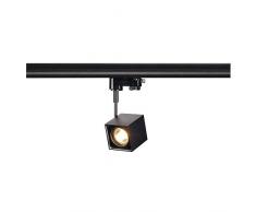 SLV Altra Dice Spot, Eckig, Gu10, inklusive 3 Pin Adapter, maximal 50 W, schwarz 152320