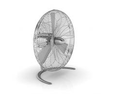 Stadler Form Boden-Ventilator Charly Floor mit Schwenkfunktion, drei Geschwindigkeitsstufen ideal für Wohnzimmer und Büro, silber