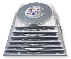 PME Runde Tortenplatte und Tortenschachtel 33 cm, Kunststoff, Weiß, 33 x 33 x 15.2 cm