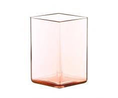 Iittala 1015579 Ruutu Vase, 115 x 140 mm, lachsrosa
