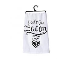 Primitives by Kathy Geschirrtuch Shabby Chic 28 x 28 Dont Go Bacon