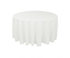 Gee Di Moda Tischdecke – 304,8 cm Rund Tischdecke – Polyester Waschbar Tischdecken – Ideal für Buffet Tisch, Partys, Urlaub Dinner & Mehr. Lavender Round Tablecloth