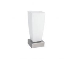 Paulmann 770.37 Jenni Tischleuchte touch max.1x40W E14 Nickel satiniert/Opal 230V Met/Glas 77037 Nachttischlampe Nachtlicht
