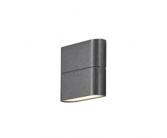 Konstsmide Up-/Down Außenwandleuchte CHIERI, Aluminium anthrazit, 6 Watt-LED, 450 Lumen, 7972-370