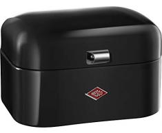 WESCO 235 101 Single Grandy Brotkasten schwarz 22 x 28 x 17cm (L/B/H), Edelstahl