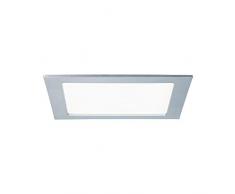Paulmann 920.78 Quality EBL Set Panel eckig LED 1x18W 4000K 230V 220x220mm Chrom matt 92078 LED Spot Einbaustrahler Einbauleuchte