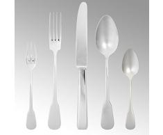 Lambert 44536 Florence Besteck Edelstahl Matt 1pkt = 6 x 5 30 st, Silber