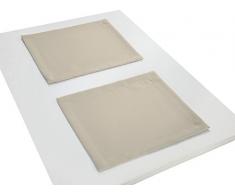 Adam Uni Collection Tischset, Bio Baumwolle, Natur, 30 x 40 cm, 2-Einheiten