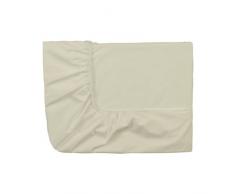 Essix Royal Line Spannbettlaken, Perkal-Baumwolle, Stroh, 200 x 200 cm