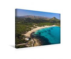 Premium Textil-Leinwand 45 x 30 cm Quer-Format Cala Agulla im Winter | Wandbild, HD-Bild auf Keilrahmen, Fertigbild auf hochwertigem Vlies, Leinwanddruck von Oliver Isermann