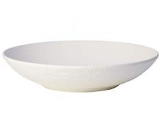 Villeroy & Boch Manufacture Rock Blanc Schale (23,5 cm), Premium Porzellan, Weiß