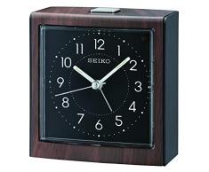 Seiko Unisex Wecker Analog Kunststoff braun QHE139Z