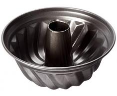 Zenker Gugelhupfform 22 cm aus der Serie Pure, Kuchenform stabil & beschichtet, für saftigen Gugelhupf, runde Backform mit Antihaftbeschichtung (Farbe: schwarz), Menge: 1 Stück